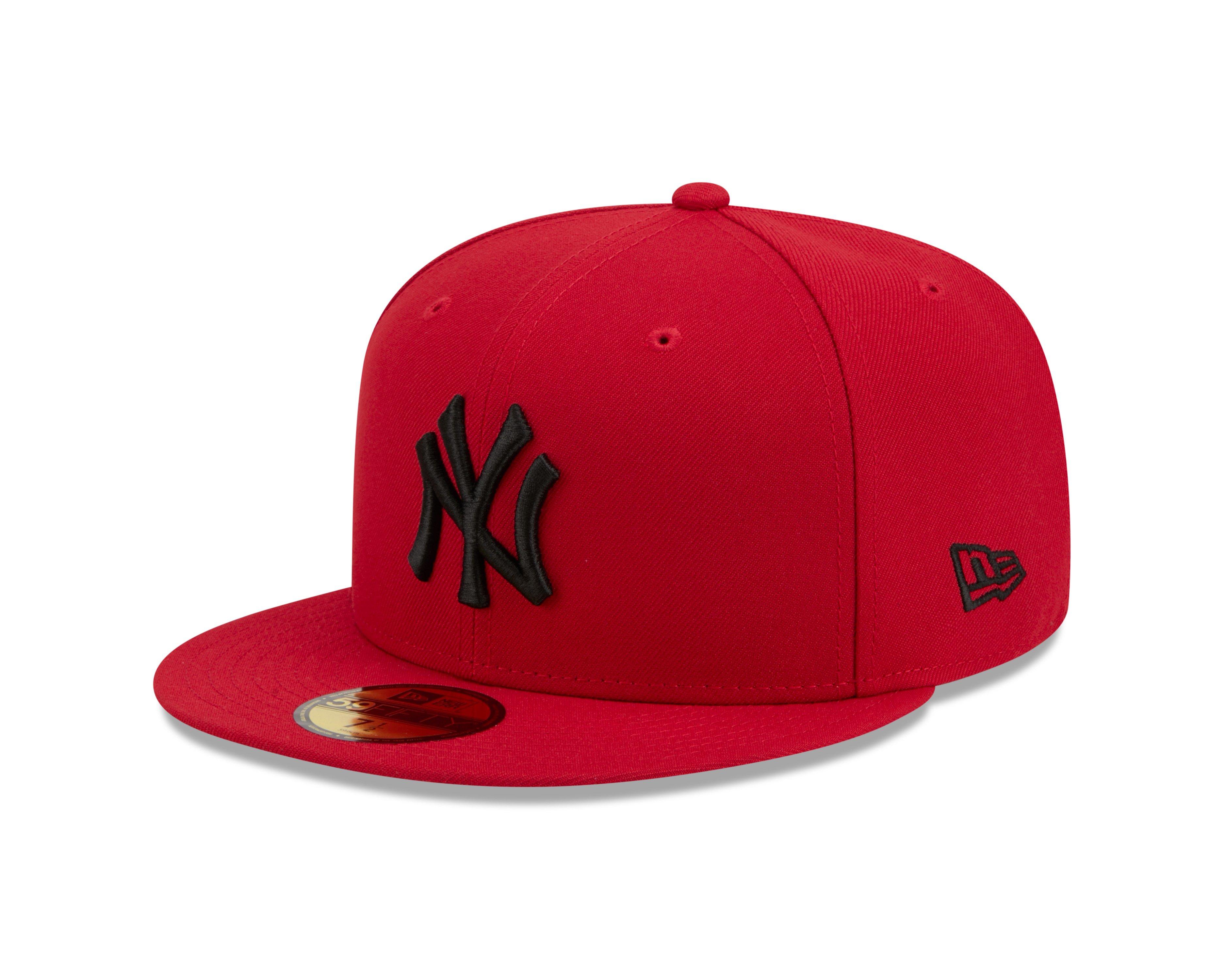 New Era New York Yankees 59FIFTY Fresh Pack Fitted Hat-Red/Black - RED/BLACK